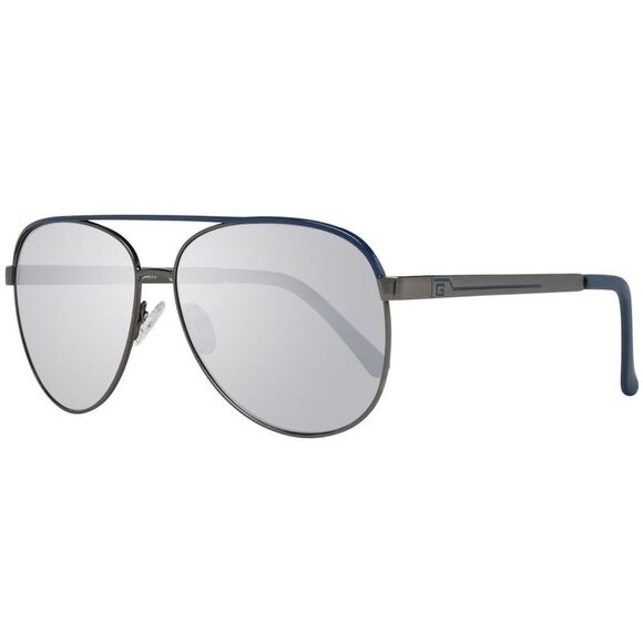 Guess Gray Metal Men's Sunglasses